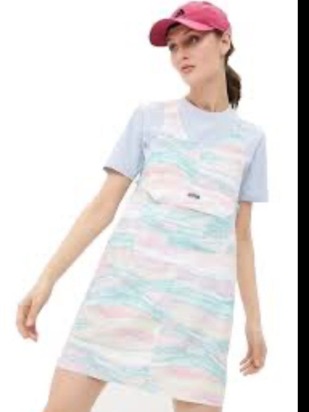 R Adidas Women's  (Sample) Dress Sz Small Minimalist Watercolor art to wear